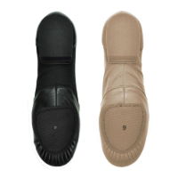 Starlite Hyper Slip On Leather Jazz Shoe, Split Rubber Sole 