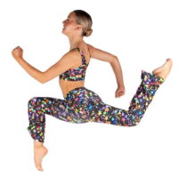 Starlite Galactica Print Jazz Pants