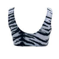 Starlite Siberian Tiger Print Crop Top 