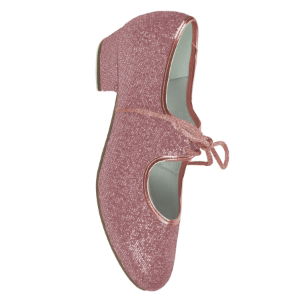 Starlite Pink Maisie Glitter Tap Shoe, with Toe & Heel Taps, Low Heel 