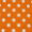 Swatch Orange and White Polka Dot