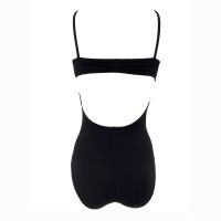 NEW                    Bloch Mirella MB7225 Black Cut Out Back Camisole Leotard 