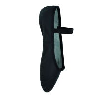 The Bloch 205 Black Dansoft Leather Ballet Shoe, Full Sole