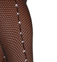 Silky Dance Professional Diamonte Backseam Fishnets 