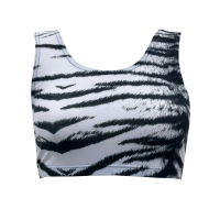 Starlite Siberian Tiger Print Crop Top 