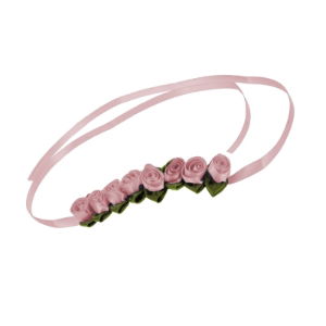 N&M Ribbon & Rose Bun Wrap 
